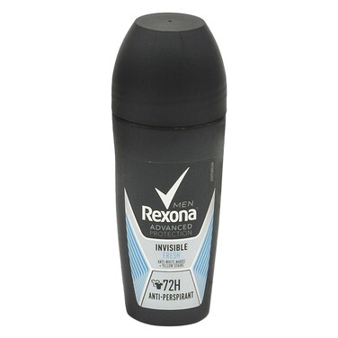 Rexona - Roll-On Deodorant Invisible Fresh For Men, Antiperspirant 72H, 50ml