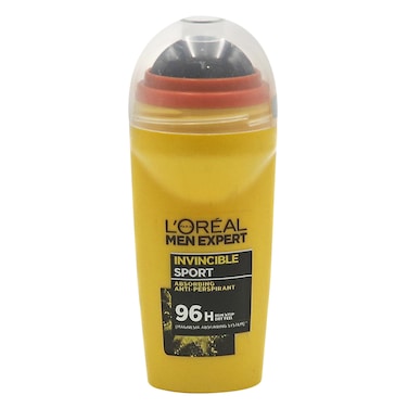 Loreal - Men Expert Roll-On Deodorant Invincible Sport, Antiperspirant 96H, 50ml