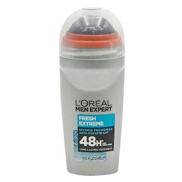 Loreal - Men Expert Roll-On Deodorant Fresh Extreme, Antiperspirant 48H, 50ml