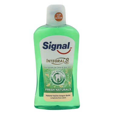 سيجنال - غسول فم متكامل بنكهة الليمون والصبار 500 مل