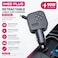 شاحن سيارة سريع IMEE PLUS IM-CC190 بقدرة 90 واط، مزود بكابل USB-C قابل للسحب بطول 65 سم، ومنفذي USB-C وUSB-A