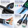 كابل IMEE IM-DC262 من نوع USB-A إلى Micro USB، بطول 1.2 متر، مغطى بجديلة من النايلون، يدعم الشحن السريع بقوة 3 أمبير، ونقل البيانات بسرعة 480 ميجابت في الثانية