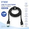كابل شحن IMEE IM-DC264 من نوع USB-A إلى Lightning، بطول 1.2 متر، مغطى بجديلة من النايلون، يدعم الشحن السريع بقوة 3 أمبير ومزامنة البيانات