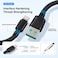 كابل شحن IMEE IM-DC264 من نوع USB-A إلى Lightning، بطول 1.2 متر، مغطى بجديلة من النايلون، يدعم الشحن السريع بقوة 3 أمبير ومزامنة البيانات