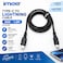 كابل IMEE IM-DC266 من USB-C إلى Lightning، يدعم الشحن السريع بقدرة 35 واط، بطول 1.2 متر، ومصنوع من النايلون المجدول - مخصص لهواتف آيفون