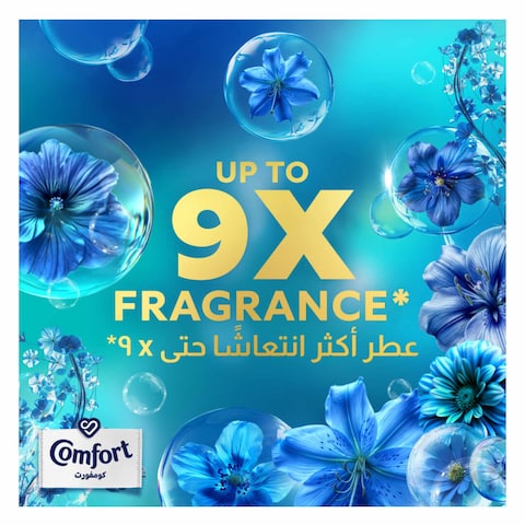 Comfort Concentrated Fabric Softener,  Blue Love, 1.5L