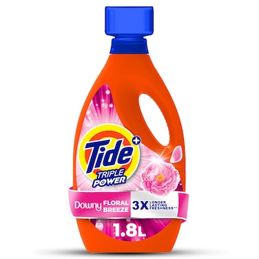 Tide Floral Freshness Laundry Liquid Detergent 1.8L