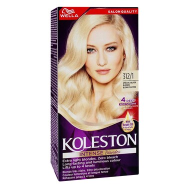 ويلا كوليستون - صبغة شعر أشقر كثيف، 312/1، أشقر فضي خاص