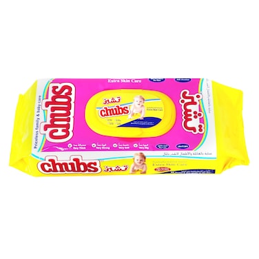 Chubs Alcohol Free Extra Skin Care Baby Wet Wipes 40 Pieces