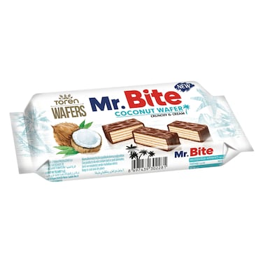 Mr. Bite Crunchy And Cream Coconut Wafer 38g