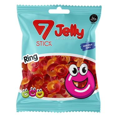 7 Stick Ring Candy Jelly 80g