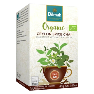 Dilmah Organic Ceylon Tea Spice Chai 40g