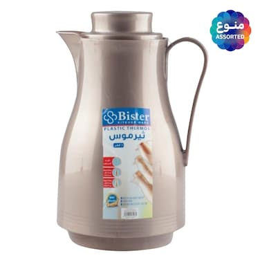 بيستر قارورة مفرغة من الهواء، متنوعة، سعة 1 لتر