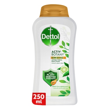 ديتول غسول الجسم بالشاي الأخضر والبرغموت 250مل