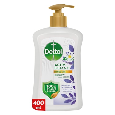 Dettol Activ-Botany Liquid Handwash, Lavender &amp; Chamomile Scent, 400ml