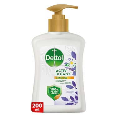 Dettol Activ-Botany Liquid Handwash, Lavender &amp; Chamomile Scent, 200ml