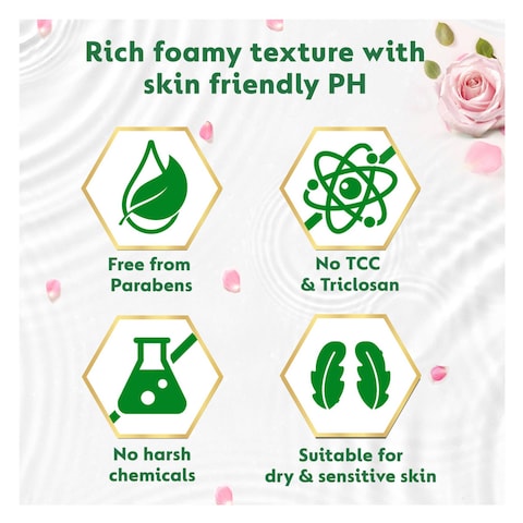 Dettol Activ-Botany Rosewater And Hibiscus Antibacterial Bar Soap 110g x Pack of 3