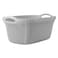 Turt Gray Oval Laundry Basket