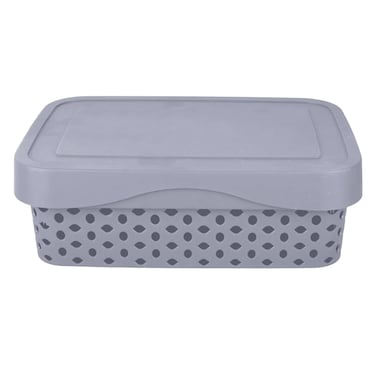 هلال - سلة تخزين رمادية صغيرة (5 لتر)