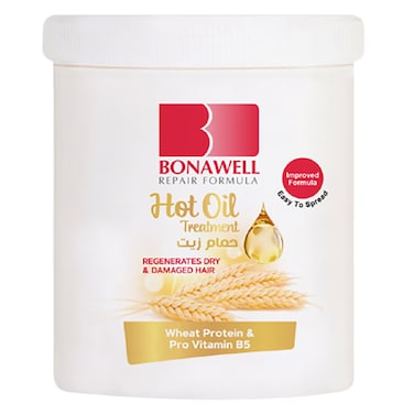 Bonawell Wheat Protein, Intensive Hot Oil, Hair Treatment, 225ml