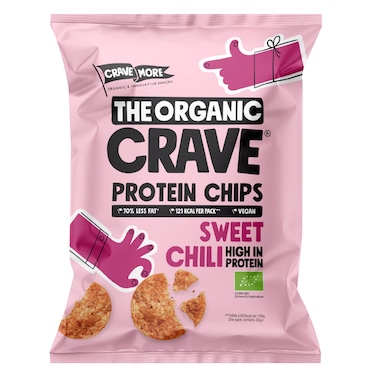 The Organic Crave - Protein Chips Chili 30g
