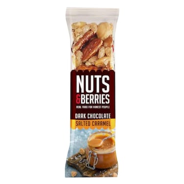 ناتس آند بيريز كراميل الشوكولاتة الداكنة 40 جرام