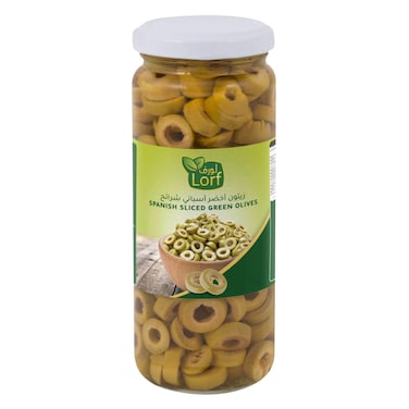 Lorf Sliced Green Olive 240g