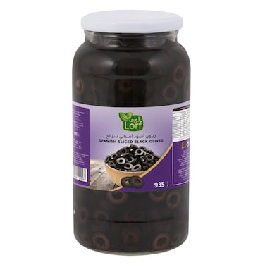 لورف زيتون أسود مقطع 935 جرام