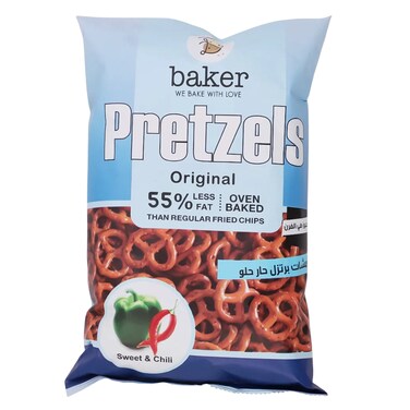 Baker Pretzels Sweet &amp; Chilli 125g
