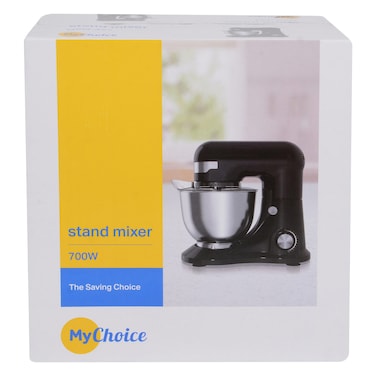 MyChoice Stand Mixer Kitchen Machine MSM-424 Black and Silver 700W