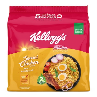 كيلوجز - نودلز سريعة التحضير بنكهة الدجاج الخاص 75 جرام × 5