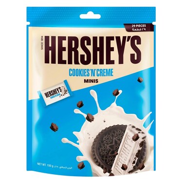 Hershey&#39;s Cookies N Cream Chocolate Minis Chocolate Bites 150g