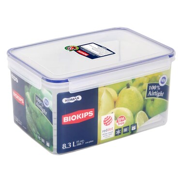Komax - Rectangular Food Saver With Plate 8.3 Lt