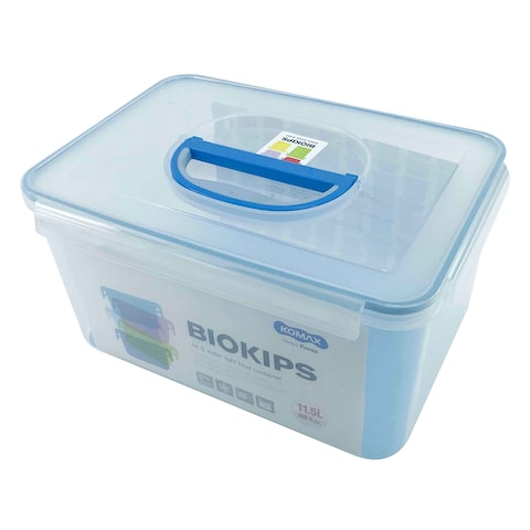 Komax Rectangular Food Saver With Handle, 11.5L