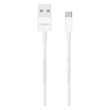 Oteeto OTAC01 USB-A To Type-C Data Sync And Charging Cable 1m White