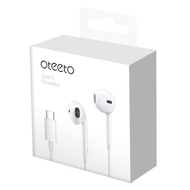 Oteeto OEP02 Type-C Connector Wired Earphone 1m White