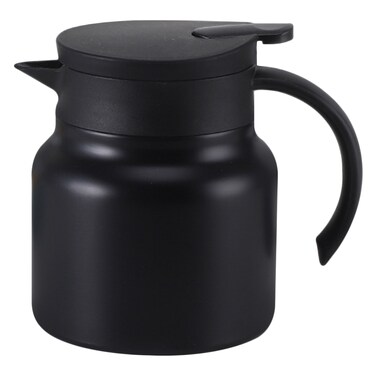 Stainless Steel 1L Black Coffee Pot