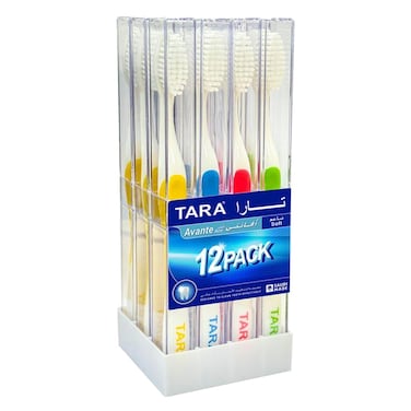 Tara Avante Ace Soft Toothbrush 12 Pieces