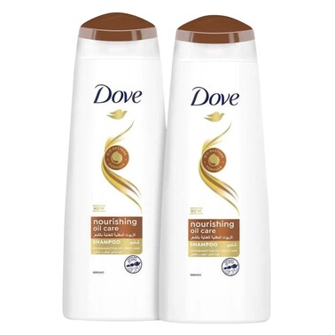 Dove Nourishing Oil Care Shampoo 350ml x Pack of 2