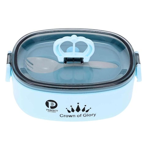 Perfect Lunch Box Stainless Steel 750ml Blue