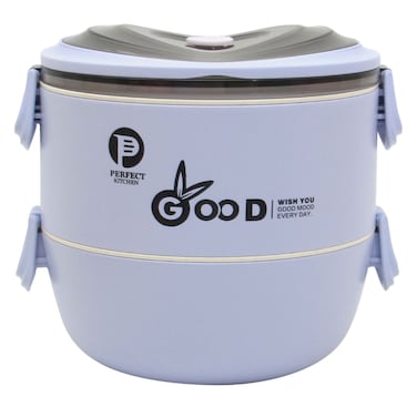 Perfect Kitchen Lunch Box Plastic 1.6l Blue