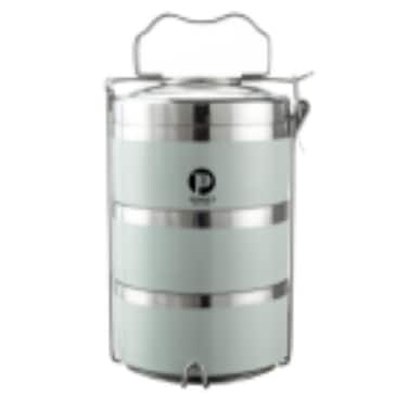 Perfect Lunch Box Stainless Steel 3 Layer