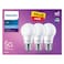 Philips - LED Bulb 7W, E27, 6500k, 3 Pieces