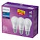 Philips - LED Bulb 13w E27, 6500k, 3 Pieces