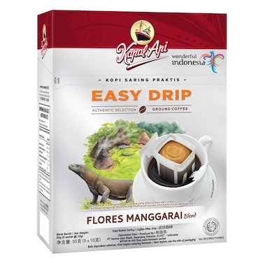 Kapal Api Drip Coffee Flores, Manggarai Blend, 10g x5