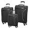 American Tourister Holiday Soft Luggage Set, 3 Pieces, Black