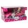 Power Joy Leila Dream Car With Doll Playset Pink 35cm