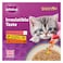Whiskas Cat Food Tasty Mix, Mix Of The Sea (Tuna &amp; Salmon With Pumpkin Flavour x6) (Tuna Carrot Flavour x6) 70g Each Pack