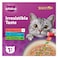 Whiskas Cat Food Tasty Mix, Mix Of The Sea (Ocean Trio &amp; Green Bean Flavour x6) (Tuna &amp; Salmon With Spinach Flavour x6) 70g Each Pack