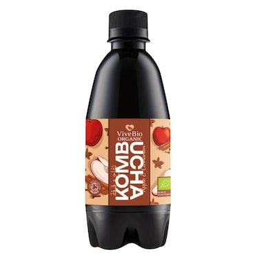 Vivebio Organic Kombucha Apple Cinnamon 330ml